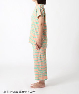 tsumori chisato SLEEP ツモリチサト パジャマ 3分袖 半袖 8分丈 夏 レディース UDT165 /ワコール ピンク