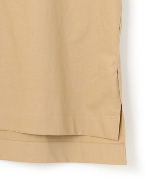 23区 【洗える】コンパクトコットンツイル スキッパー シャツ ベージュ系