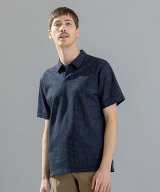 JOSEPH HOMME  リネンドビージャージー　スキッパー ネイビー系