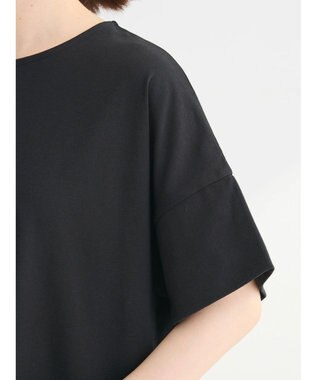 Green Parks 冷っとすずやか　袖広チュニック Black