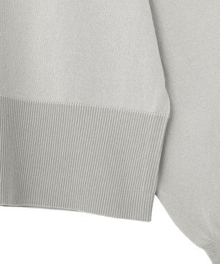 Green Parks 金釦コンパクトニットカーディガン Light Gray