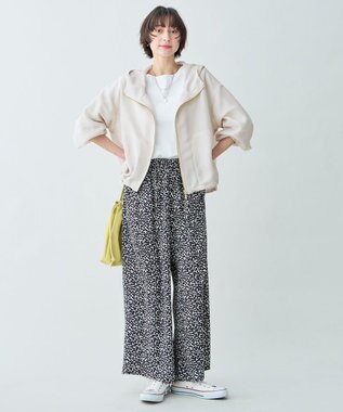 ANY L メッシュブルゾン ライトベージュ