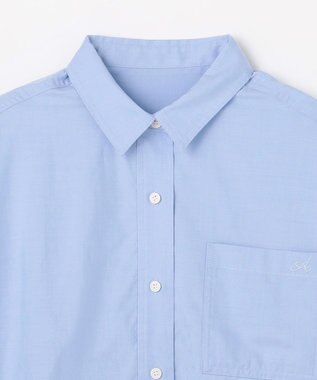 ANY ANYクロップドシャツ ライトブルー