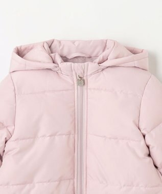 ANY KIDS 【洗濯機OK】中綿リボンコート ピンク