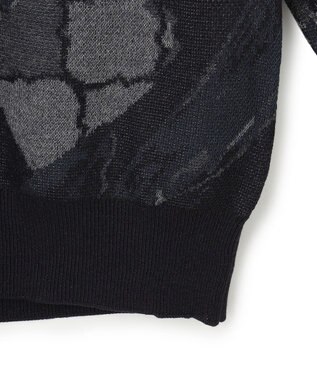 JOSEPH HOMME 【新柄】モロッカンジャガード　クルーネックニット ブラック系5