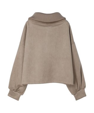 Green Parks ・ＥＬＥＮＣＡＲＥ　ＤＵＥ　スエードポンチハーフＺＩＰ Gray Beige