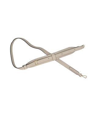 INTER-CHAUSSURES 【LORISTELLA】バンブーハンドルソフトレザーハンドバッグ ライトグレー