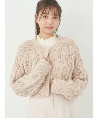 earth music&ecology ｍｉｘケーブルカーディガン