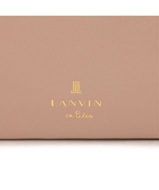 LANVIN en Bleu ペアル 薄マチLファスナー長財布 ピンク