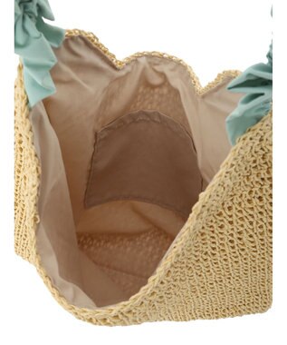 Green Parks ・ギャザーハンドルショルダーバッグ Mint Green