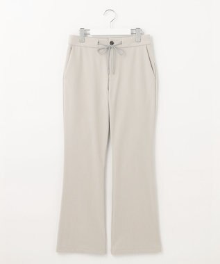 23区GOLF 毎日履きたい美シルエット【23Fondation/WOMEN】フレアパンツ きれい目見え+疲れない ライトグレー系