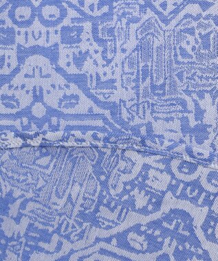 JOSEPH ABBOUD MOUNTAIN 【SPACE】OGジャガード シャツ サックスブルー系