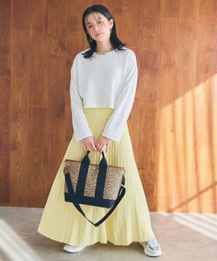 TOPKAPI 【Breath TOPKAPI】SCOTCH GRAIN スコッチグレイン 2wayトート バッグ M レオパード ベージュ