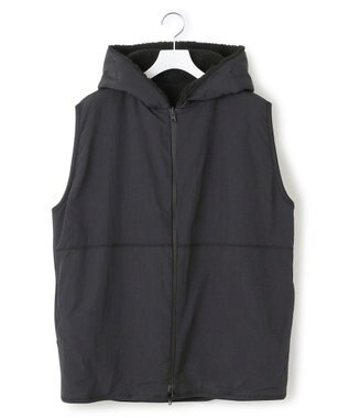 J.PRESS YORK STREET 【UNISEX】リバーシブル ボアベスト ブラック系