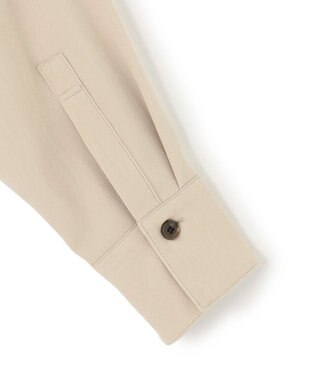 23区 L 【見上愛さん着用/Oggi10月号掲載/洗える】スエーディーサテン シャツ ベージュ系