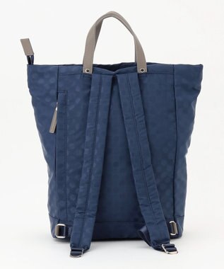Y'SACCS ドットジャカード　トート型リュック ネイビー
