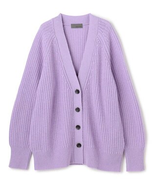 uncrave チャンキーニット カーディガン ラベンダー