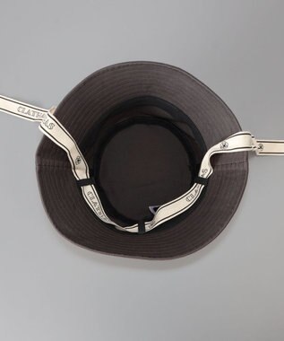 AURORA 【 CLATHAS.（クレイサス）】ロゴドローコード付きバケットハット ブラック