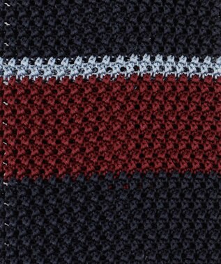 J.PRESS MEN レジメンタルニットタイ ワイン系2