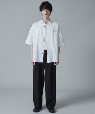 WEGO アムンゼンワンポイントBIGシャツ（S） ホワイト