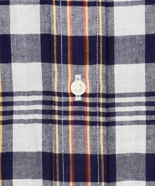 J.PRESS MEN 【KING SIZE】インディアンマドラスチェック シャツ / B.D. ネイビー系3