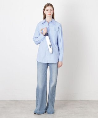 MOONBAT 【WEB限定/遮光率100%/遮熱/UV】POLO RALPH LAUREN（ポロ ラルフローレン）晴雨兼用日傘 ポロベア バイカラー 折りたたみ傘 楽折 オフ×ネイビー