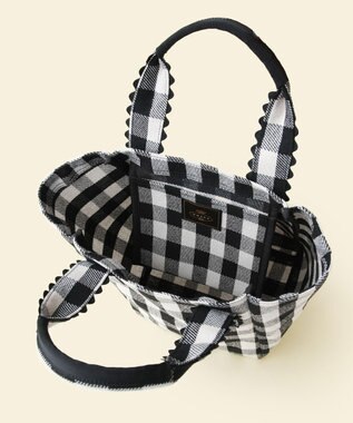 TOCCA 【WEB＆一部店舗限定】WAVES HANDLE TOTE トートバッグ ブラック系5