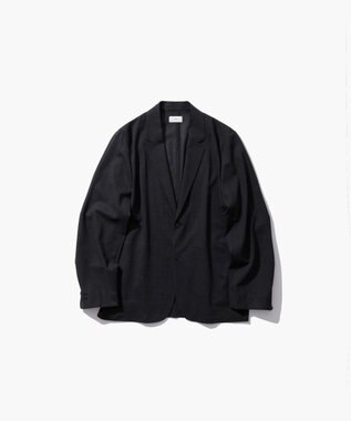 ATON TWIST WOOL GAUZE | テーラードジャケット - UNISEX CHARCOAL GRAY