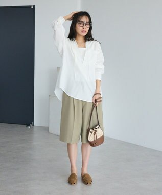 CRAFT STANDARD BOUTIQUE Vネックスキッパーシャツ Off White