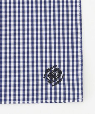 J.PRESS MEN オーバル刺繍ハンカチ/カジュアル ネイビー系3