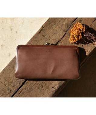 genten gソフト2 口金長財布 ノウチャ