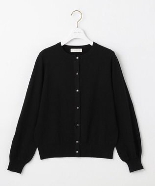 ANY SIS 【洗える】ウールブレンド カーディガン ブラック