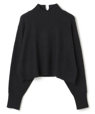 ふわふわニット クロップドハイネック