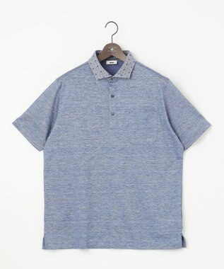 JOSEPH ABBOUD 【キングサイズ・吸水速乾】リネンハニカム ポロシャツ