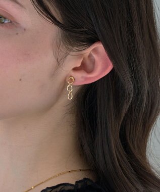 Phoebe 〈痛くないシリーズ/金属アレルギー対応〉ボールドチェーンライトフィットイヤリング　ゴールド/ニッケルフリー