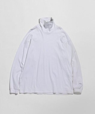 LENO MOCK TURTLE NECK PULLOVER [UNISEX] モックタートルネックカットソー WHITE