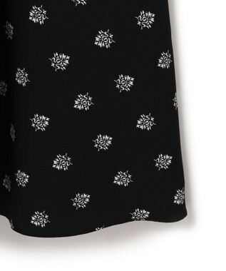 UNFILO 【大好評により新色追加！】プリントワンピース ブラック×オフ