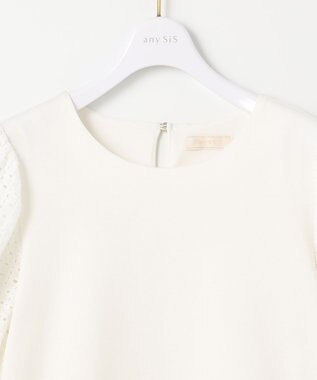 ANY SIS S レースコンビ カットソー オフ