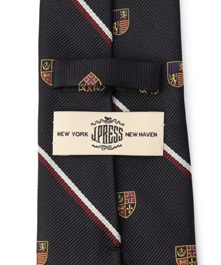 J.PRESS MEN 【VINTAGE JACQUARD COLLECTION】ロイヤルクレスト ネクタイ ブラック系7