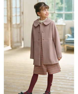 110-140㎝】チェックジャガード ワンピース / 組曲 KIDS