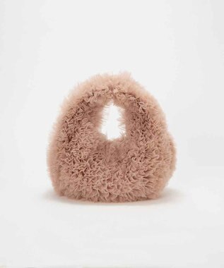 TOPKAPI 【TREASURE TOPKAPI】ランダム フリル チュール バッグ ベージュ