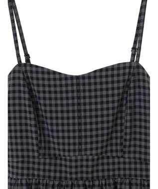 earth music&ecology ビスチェ風キャミドレ Black