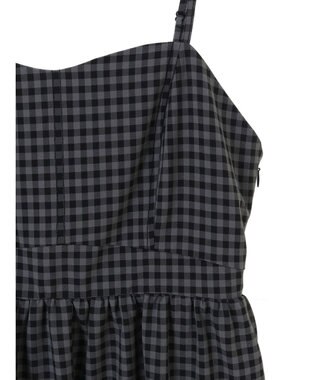 earth music&ecology ビスチェ風キャミドレ Black