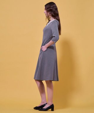 TOCCA RIBBON MONO ドレス グレー系