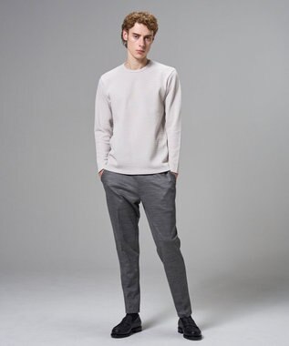 JOSEPH HOMME チャンディーガルジャージー　クルーネックカットソー アイボリー系