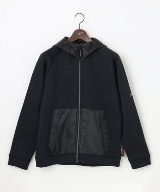 JOSEPH ABBOUD MOUNTAIN 【UNISEX】吸水速乾 バックフリースパーカー ブラック系