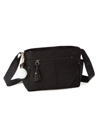 ACE BAGS & LUGGAGE kanana project collection タッセル-e ショルダーバッグ 横 68872 ブラック