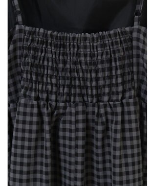 earth music&ecology ビスチェ風キャミドレ Black