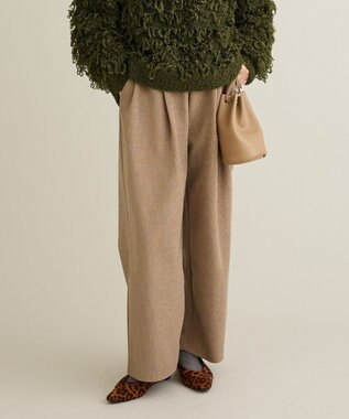 CRAFT STANDARD BOUTIQUE 起毛カットソーイージーパンツ Beige