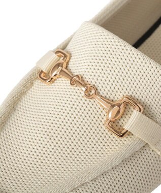 Green Parks 洗えるニットローファー Ivory